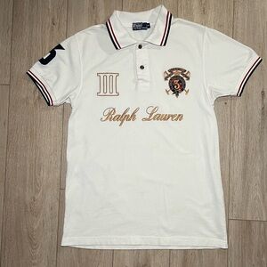 Vintage Polo Ralph Lauren Rugby Snow Polo Challenge Shirt, Rare